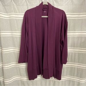Love by Gap / Plum Oversized Open Front Cardigan Size XS/S